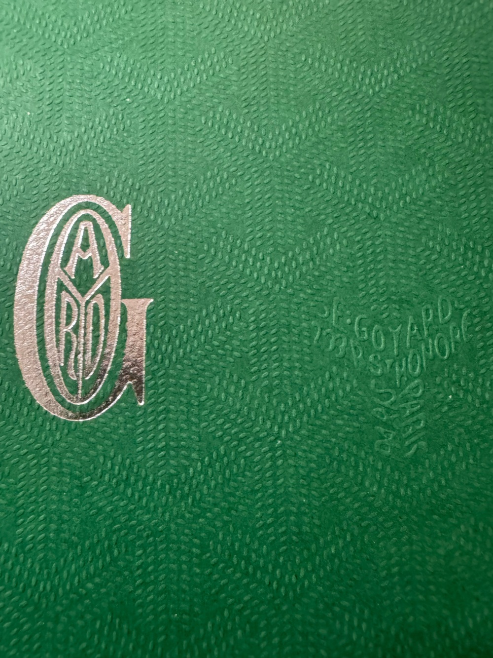 Goyard 💯% Authentic luxurious empty box w/ Iconic/Debossed Logo. Made in France